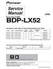 Thumbnail Pioneer BDP-LX52 Blu Ray player FULL Service Manual Thumbnail Pioneer BDP-LX52 Blu Ray player FULL Service Manual