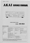 Thumbnail Akai GX-R35 cassette deck , Service Repair Manual