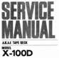 Thumbnail Akai X-100D reel tape recorder Service Manual Thumbnail Akai X-100D reel tape recorder Service Manual