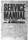 Thumbnail Akai X-1800-SD reel tape recorder Service Manual Thumbnail Akai X-1800-SD reel tape recorder Service Manual