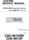 Thumbnail Alpine CDA-9815-RB Service Manual Thumbnail Alpine CDA-9815-RB Service Manual