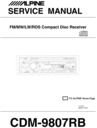 Thumbnail Alpine CDM-9807-RB Service Manual Thumbnail Alpine CDM-9807-RB Service Manual