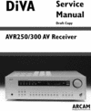 Thumbnail Arcam DiVA AVR-300 & AVR-250 Original Service Manual