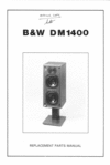Thumbnail B&W DM-1400 Bowers & Wilkins , Service Manual