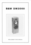 Thumbnail B&W DM-2000 Bowers & Wilkins , Service Manual