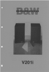 Thumbnail Bowers & Wilkins B&W-V201i  , Service Manual 