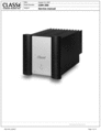 Thumbnail Classe CAM-350 Power Amplifier , Original Service Manual