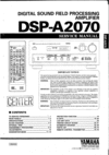 Thumbnail Yamaha DSP-A-2070 Service-Workshop Manual for repair