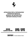 Thumbnail Ferrari 308 QV , 328 GTB & 328 GTS , Service Manual
