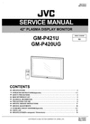 Thumbnail JVC GM-P-420-UG & P421-U Plasma Service Manual & Schematics Thumbnail JVC GM-P-420-UG & P421-U Plasma Service Manual & Schematics