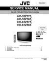 Thumbnail JVC HD-61-Z575 & HD-61-Z585 Service Manual , Schematics Thumbnail JVC HD-61-Z575 & HD-61-Z585 Service Manual , Schematics