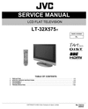 Thumbnail JVC  LT-32X575  , Service Manual & Schematics