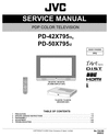 Thumbnail JVC PD-42-X795, Service Manual , Schematics & User Manual