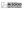 Thumbnail Luxman M-2000 Power Amplifier , Service-Repair Manual Thumbnail Luxman M-2000 Power Amplifier , Service-Repair Manual