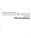 Thumbnail Luxman M-4000 Power Amplifier , Service-Repair Manual Thumbnail Luxman M-4000 Power Amplifier , Service-Repair Manual