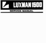 Thumbnail Luxman R-1500 Receiver , Service-Repair Manual Thumbnail Luxman R-1500 Receiver , Service-Repair Manual