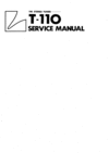 Thumbnail Luxman   T-110 Tuner , Service-Repair Manual