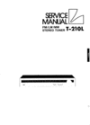 Thumbnail Luxman  T-210 , T-210L Tuner , Service-Repair Manual