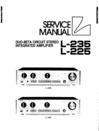 Thumbnail Luxman  L-225 , L-235 amplifiers , Service-Repair Manual