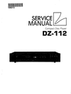 Thumbnail Luxman DZ-112 CD Player , Original Service Manual
