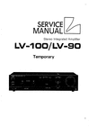 Thumbnail Luxman LV-90 & LV-100 , Service Manual Thumbnail Luxman LV-90 & LV-100 , Service Manual