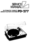 Thumbnail Luxman PD-277   Turntable , Original Service Manual
