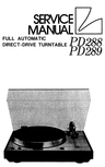 Thumbnail Luxman PD-288 & PD-289   Turntable , Original Service Manual
