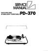 Thumbnail Luxman PD-370  , Turntable , Original Service Manual