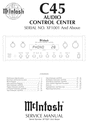Thumbnail McIntosh C-45 , Original Service Manual