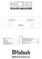 Thumbnail McIntosh MC-202 , Original Service Manual