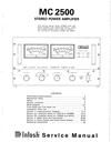 Thumbnail McIntosh MC-2500 , Original Service Manual