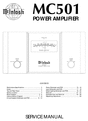 Thumbnail McIntosh MC-501 , Original Service Manual