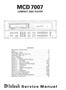 Thumbnail McIntosh MCD-7007 , Original Service Manual