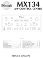 Thumbnail McIntosh MX-134 , Original Service Manual
