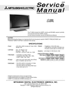 Thumbnail Mitsubishi LT-4260 , L423FR  , Service Manual & Schematics