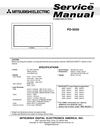 Thumbnail Mitsubishi PD-5030 Plasma  , Service Manual