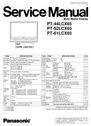 Thumbnail Panasonic PT-52-LCX65 Back Projection TV , Service Manual