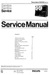 Thumbnail Philips N-4506  reel to reel tape recorder , Service Manual
