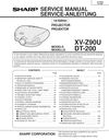 Thumbnail Sharp XV-Z-90 & DT-200  , Projector Original Service Manual