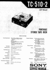 Thumbnail Sony TC-510-2 reel to reel tape recorder Service Manual Thumbnail Sony TC-510-2 reel to reel tape recorder Service Manual