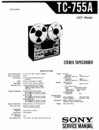 Thumbnail Sony TC-755-A reel to reel tape recorder Service Manual Thumbnail Sony TC-755-A reel to reel tape recorder Service Manual