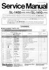 Thumbnail Technics SL-1400 , SL-1410 Turntable , Service Manual