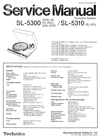 Thumbnail Technics SL-5300 , SL-5310 Turntable , Service Manual