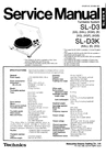 Thumbnail Technics SL-D3 Turntable , Service Manual