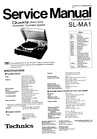 Thumbnail Technics SL-MA1  Turntable , Service Manual