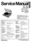 Thumbnail Technics SL-Q2  Turntable , Service Manual