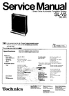 Thumbnail Technics SL-V5  Turntable , Service Manual