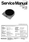 Thumbnail Technics SP-25 Turntable , Service Manual