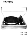 Thumbnail Thorens TD-146 & TD-147 Plattenspieler, Reparaturanleitung