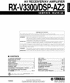 Thumbnail Yamaha RXV-3300 , DSP-AZ2 Service Manual for repair